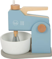 Mixer-set Tasty i trä med skål och bakingredienser