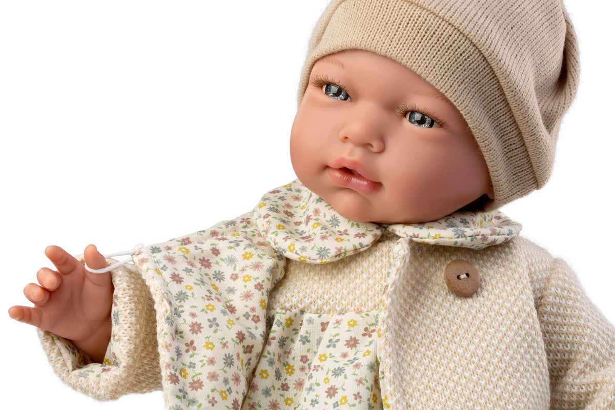 Verklighetstrogen babydocka Cris med tyngd – 42 cm