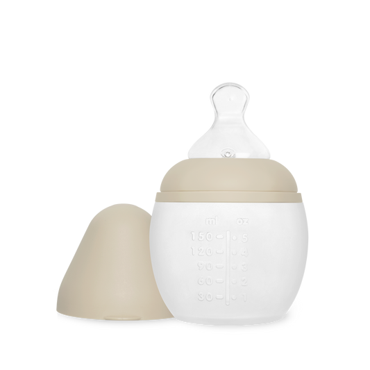 Nappflaska nyfödd Sand 150 ml (0–24 månader) – Élhea | BPA-fri & Antikolik