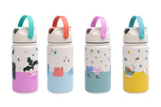 Isolerad vattenflaska Funky Dogs 420 ml – the cotton cloud – detaljbild 4