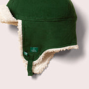 Vintermössa barn i sherpa – Vintage Green – Little Green Radicals EU – produktbild 6