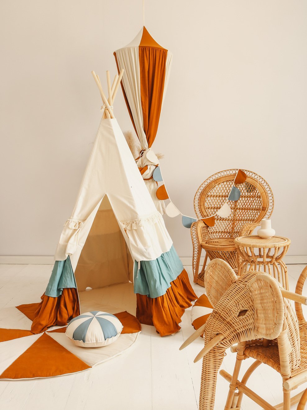 Tipitält med volanger – Cirkus – Moi Mili – BaraBaby – produktbild 6