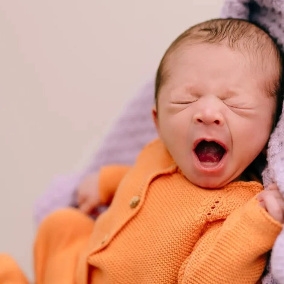 Nyföddset Orange i ekologisk bomull – BaraBaby