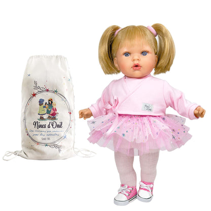 Ballerinadocka Tita Star Blond – 45 cm | Mjuk Kropp & Vinyl