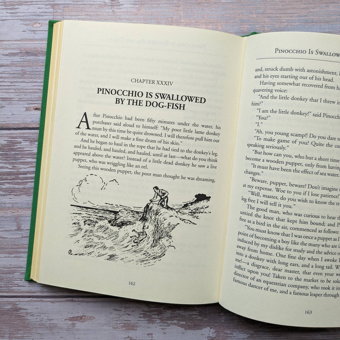 Pinocchio - Illustrerad klassisk barnbok på engelska