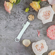 Ekologisk napphållare i muslin – Vit – Summerville organic – detaljbild 3