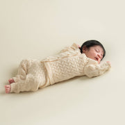 Stickat babyset Ecru i ekologisk bomull | Micu Micu – produktbild 4