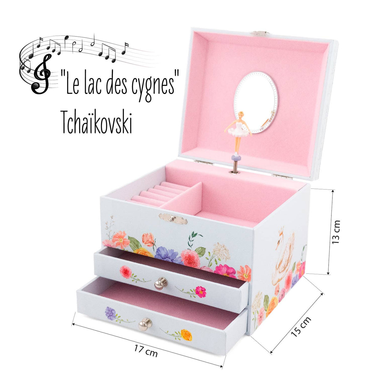 Musiksmyckeskrin Ballerina – produktbild 5