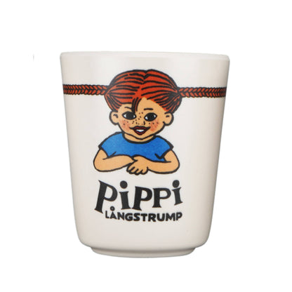 Pippi Långstrump barnmuggar i melamin – 4-pack (tumblers) | BPA-fria