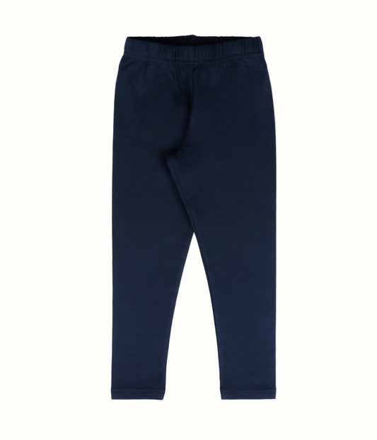 Mjuka Leggings för Barn i Marinho Blue | Jerseybyxor 3–6 år