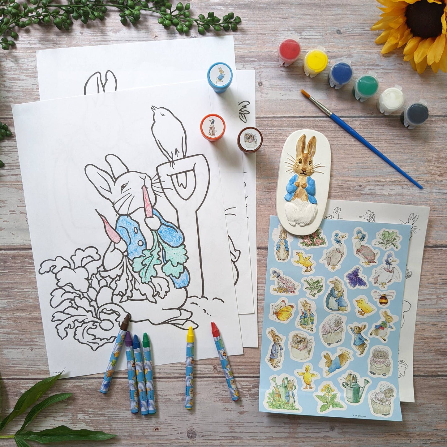 Peter Rabbit pyssel- och konstnärsset för barn – World of Beatrix Potter