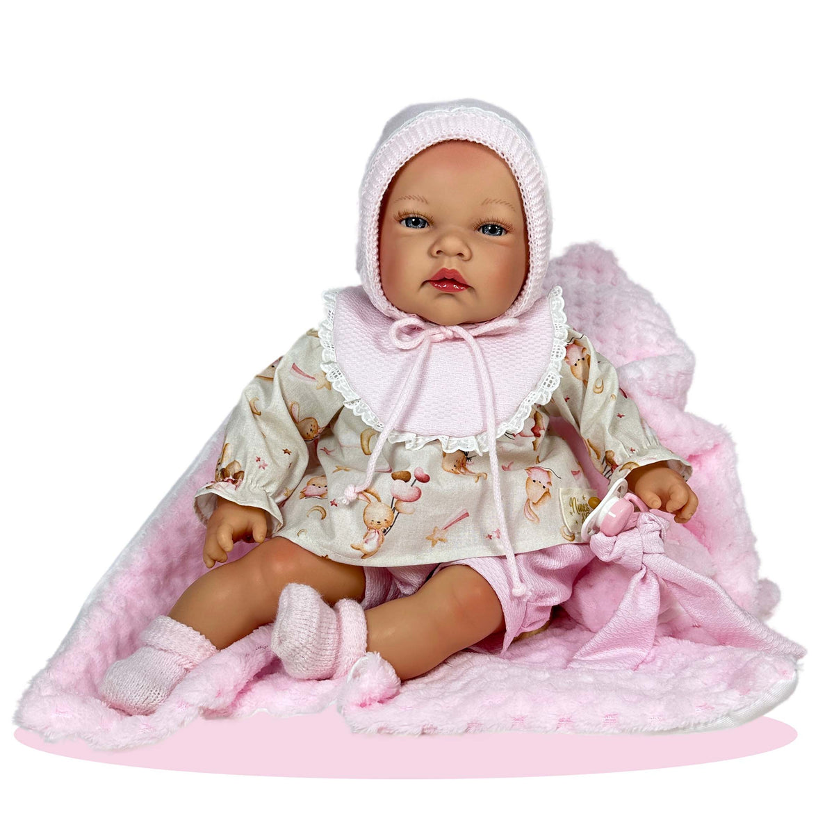 Docka Celia Pink – rosa kläder, 45 cm