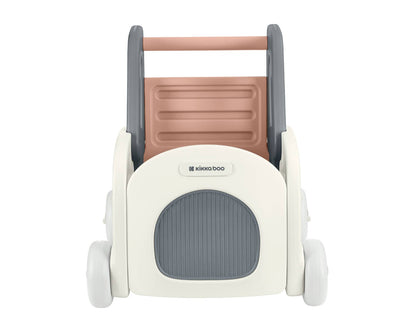 4-i-1 gåvagn & aktivitetsvagn för barn – Walker Trolie 2 Gray (Kikkaboo)