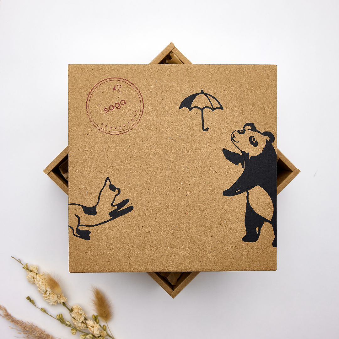 Baby Gift Box med 3 ekologiska produkter – Mauve Mist