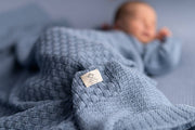 Babyfilt Square Jeans i ekologisk bomull | Micu Micu – produktbild 3