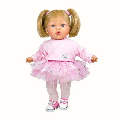 Ballerinadocka Tita Star Blond – 45 cm | Mjuk Kropp & Vinyl