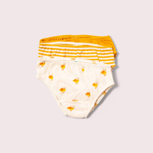 Ekologiska barnunderbyxor 3-pack – Little Ducks (unisex, GOTS & Fairtrade) | Little Green Radicals
