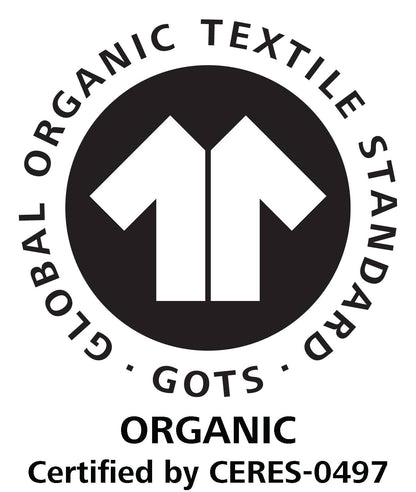 Ekologisk babyfilt i krinklad muslin med spets – Pale Mauve från Summerville Organic
