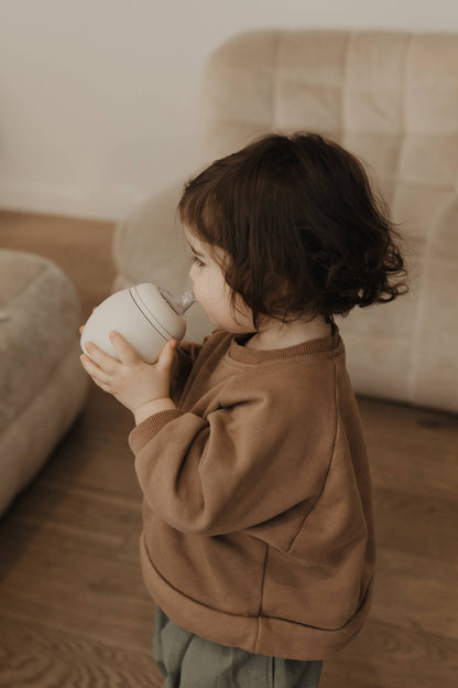 Lärandemugg THE BUBBLE 240 ml – Élhea | Mjuk & Läckfri | Fransk Design