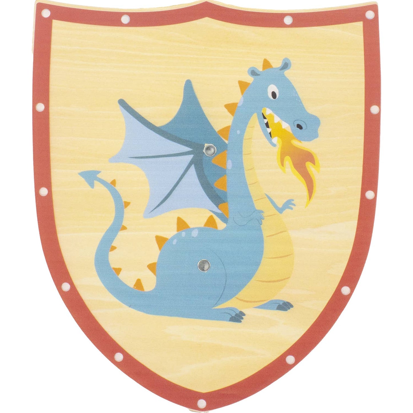 Svärd och sköld i trä för barn – Draktema