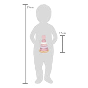 Stapeltorn rosa med hjärta – small foot, bild 5