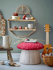 Bloomingville MINI Lue sittpuff – Red – produktbild 3