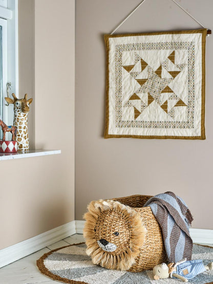 Förvaringskorg Barn Bloomingville Harrison – Bankuan-gräs, 52×36×32 cm | Leksaker & Förvaring