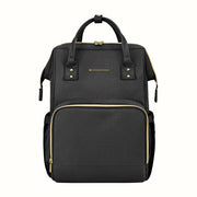Kikkaboo Siena skötväska ryggsäck – Black & Gold från Kikkaboo
