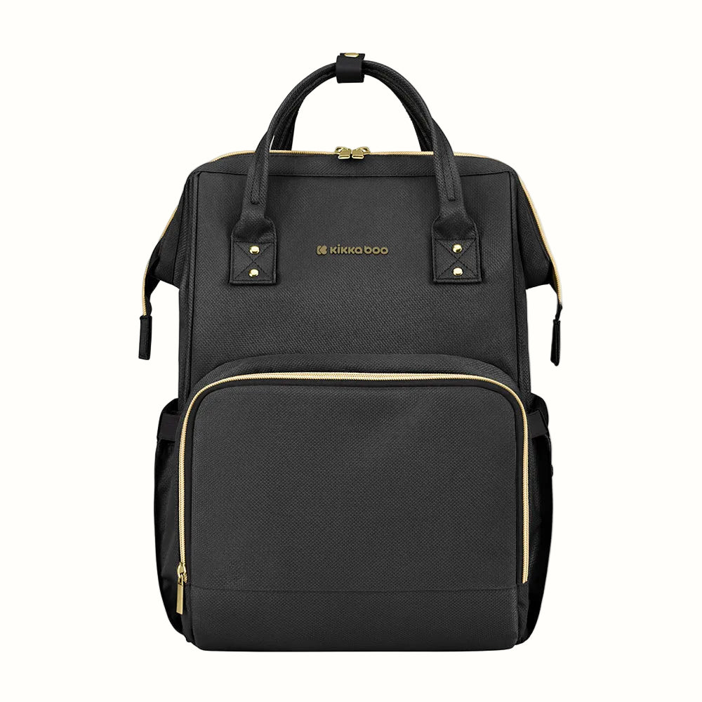 Kikkaboo Siena skötväska ryggsäck – Black & Gold från Kikkaboo