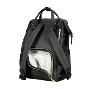 Kikkaboo Siena skötväska ryggsäck – Black & Gold – produktbild 6