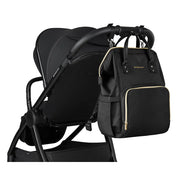 Kikkaboo Siena skötväska ryggsäck – Black & Gold – produktbild 2