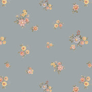Flowers Minimini Dark tapet – Dekornik från Dekornik