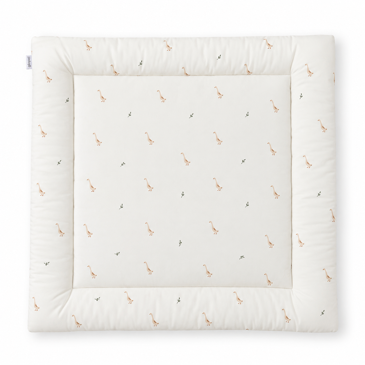Organic cotton baby play mat – Farm 100 × 100 cm