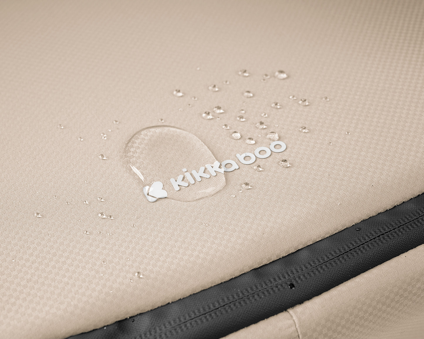 Barnvagnspaket 3-i-1 med Babyskydd i-Size – Modena av Kikka Boo | Liggdel + Sittdel | Beige / Svart / Army Green / Mörkgrå