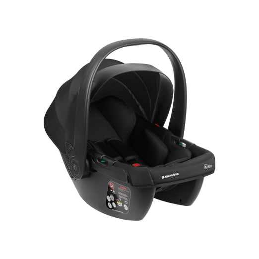 Barnvagnspaket 3-i-1 med Babyskydd i-Size – Modena av Kikka Boo | Liggdel + Sittdel | Beige / Svart / Army Green / Mörkgrå