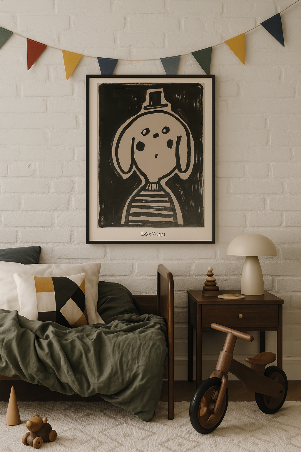 Barnposter Lucky Star 50 × 70 cm – Studioloco – detaljbild 2