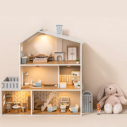 Dockhus Nordic i trä med belysning – BaraBaby, bild 3
