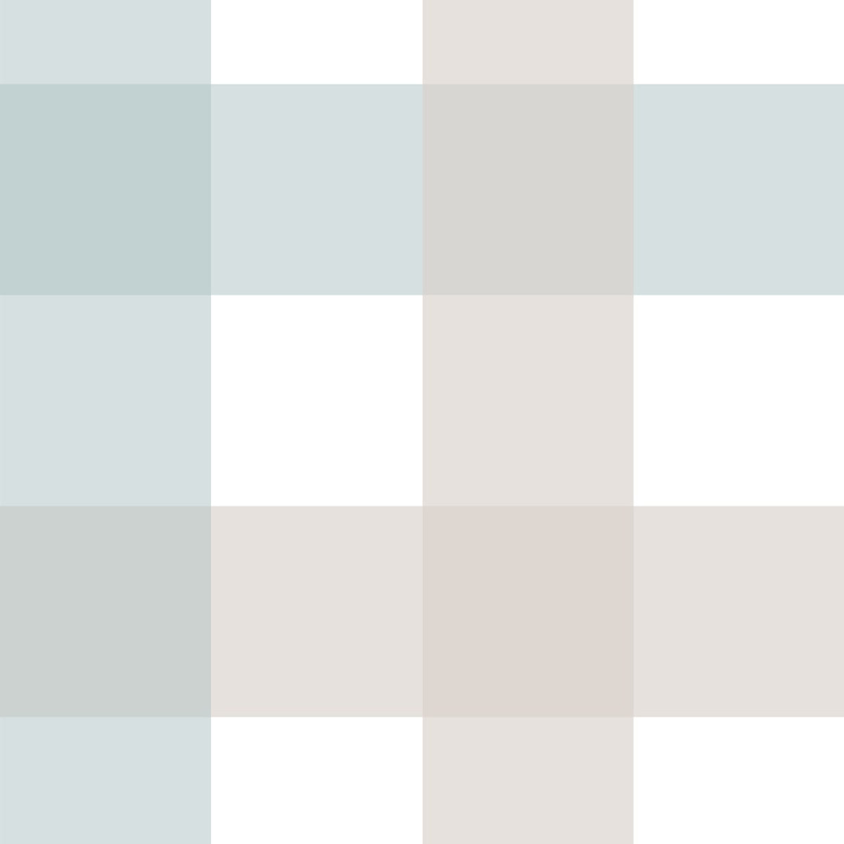 Provence Check Beige/Blue tapet – Dekornik från Dekornik