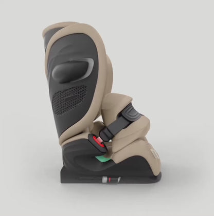 Bilbarnstol i-Size – Cybex Pallas G2 (76–150 cm), ISOFIX + Top Tether, svart | R129/04