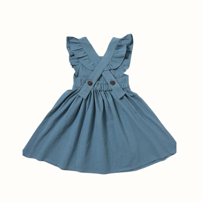 Cute Summer Dress for Little Girls in Breathable Organic Cotton