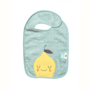 Babyhaklapp Lola Lemon i frotté – the cotton cloud