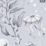 Magic of the Ocean Creamy Blue tapet – Dekornik – produktbild 4